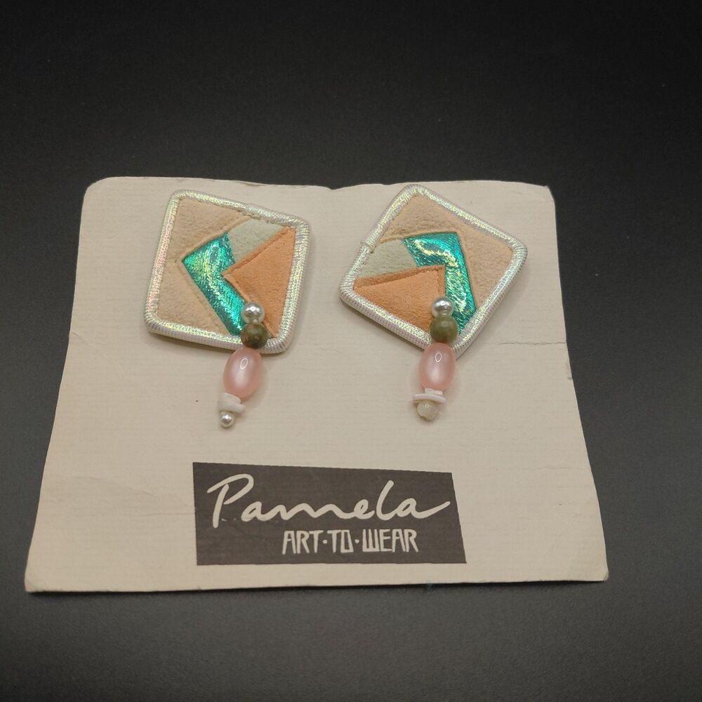 Pamela Art-to-wear - Art to Wear Stud Earrings